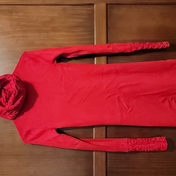 Cowell Neck Sweater Dress - Picture 2 of 2